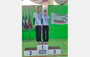 Antoinette et Clément, champions régionaux Ile de France Beursault 2025
