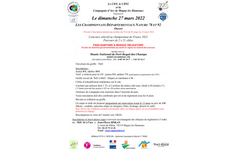 Parcours Nature - dimanche 27 mars 2022